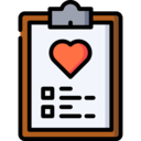 healthcare and medical,heart,clipboard,health report